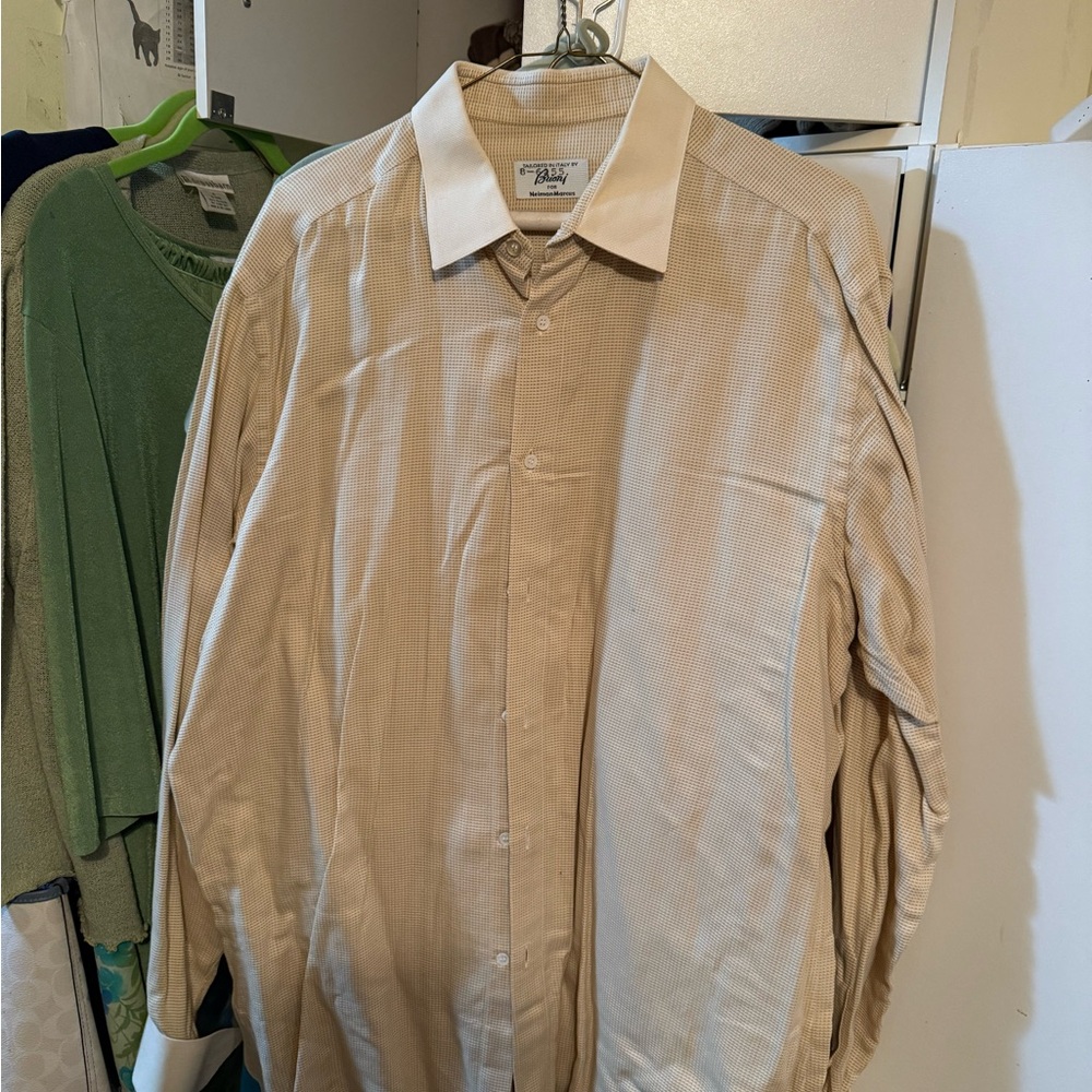 Brioni Light Beige Dress Shirt